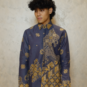 Batik Long Sleeve (25-01) BLU