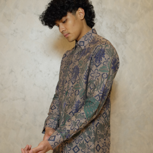 Batik Long Sleeve (25-04) BLU
